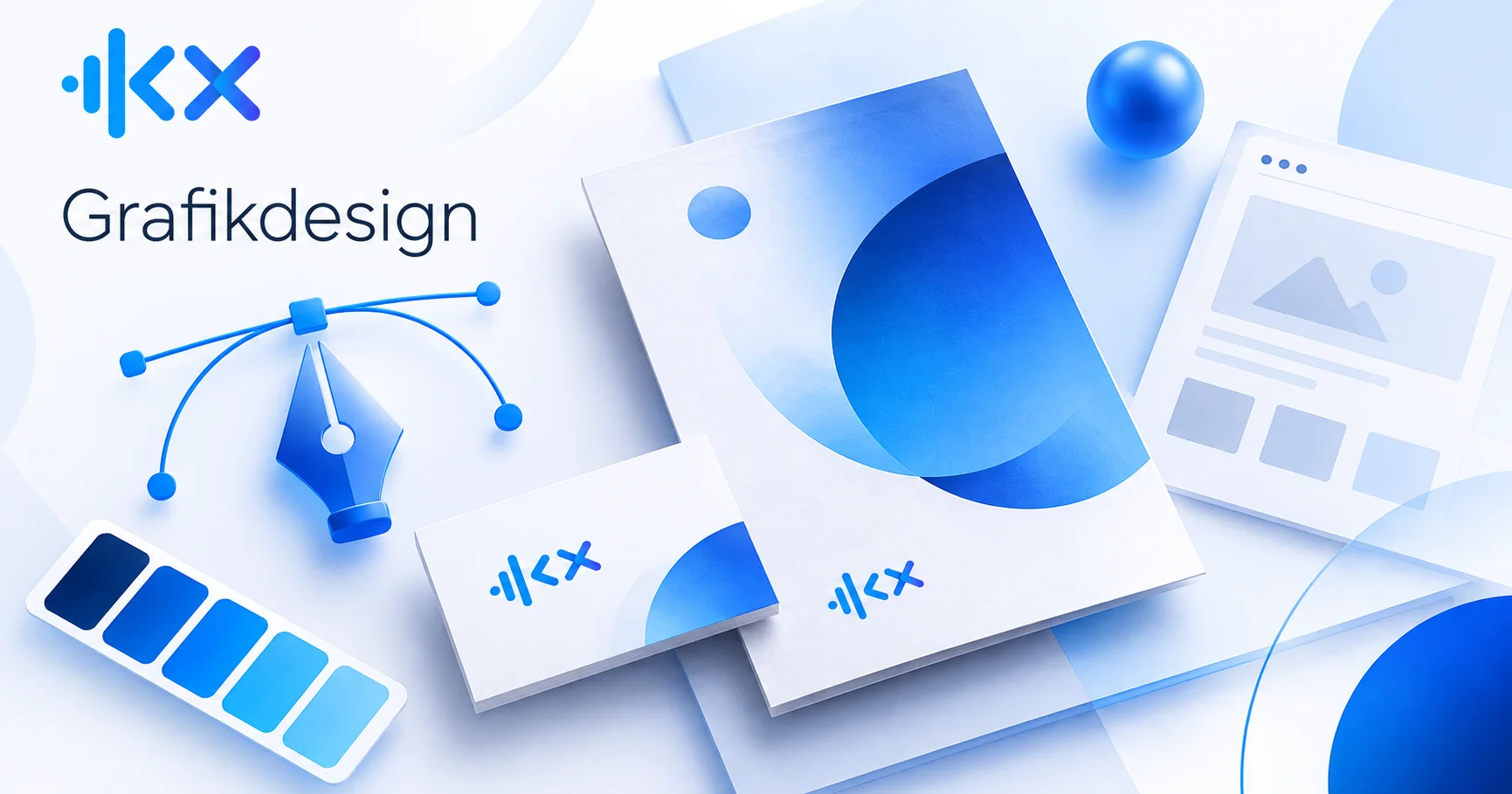 Graphic design for logo design, corporate design and flyers