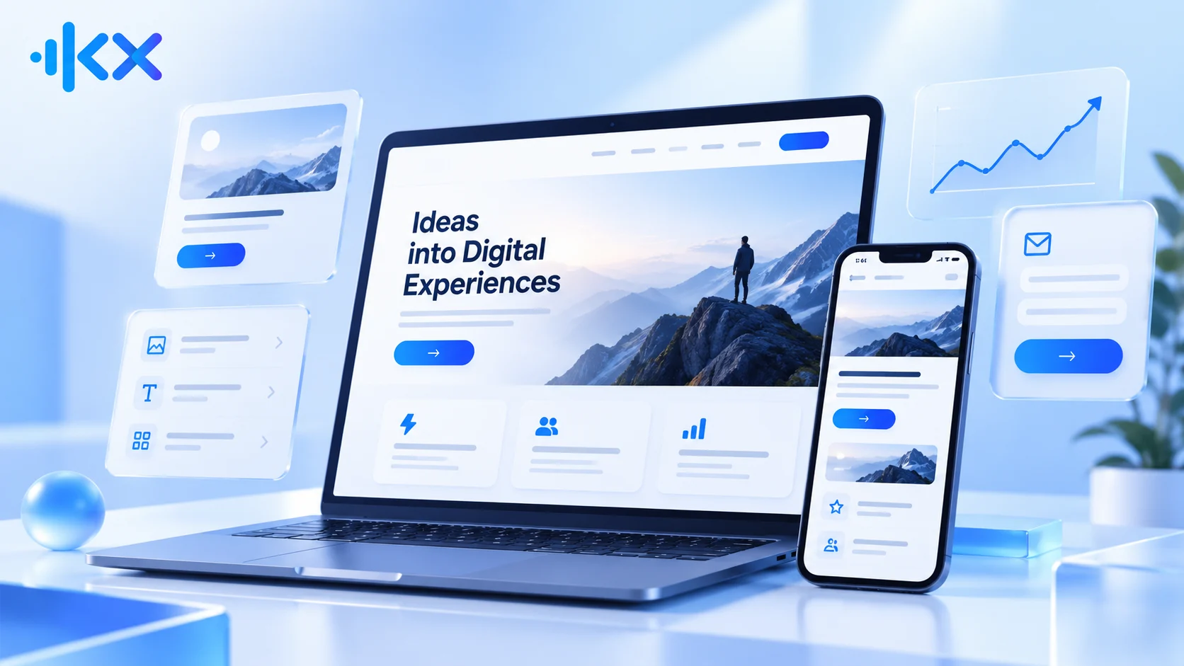 Professional responsive website and landing page by IKUNIX