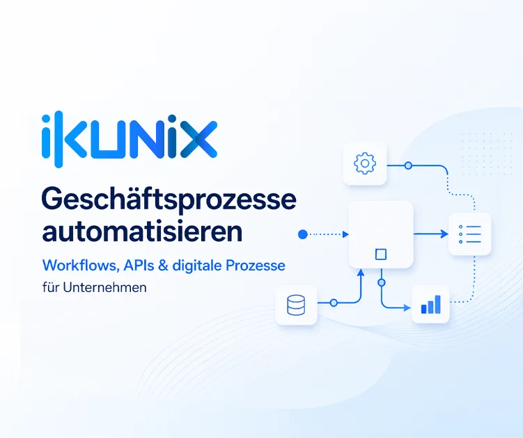Business process automation with digital workflows, APIs and integrations