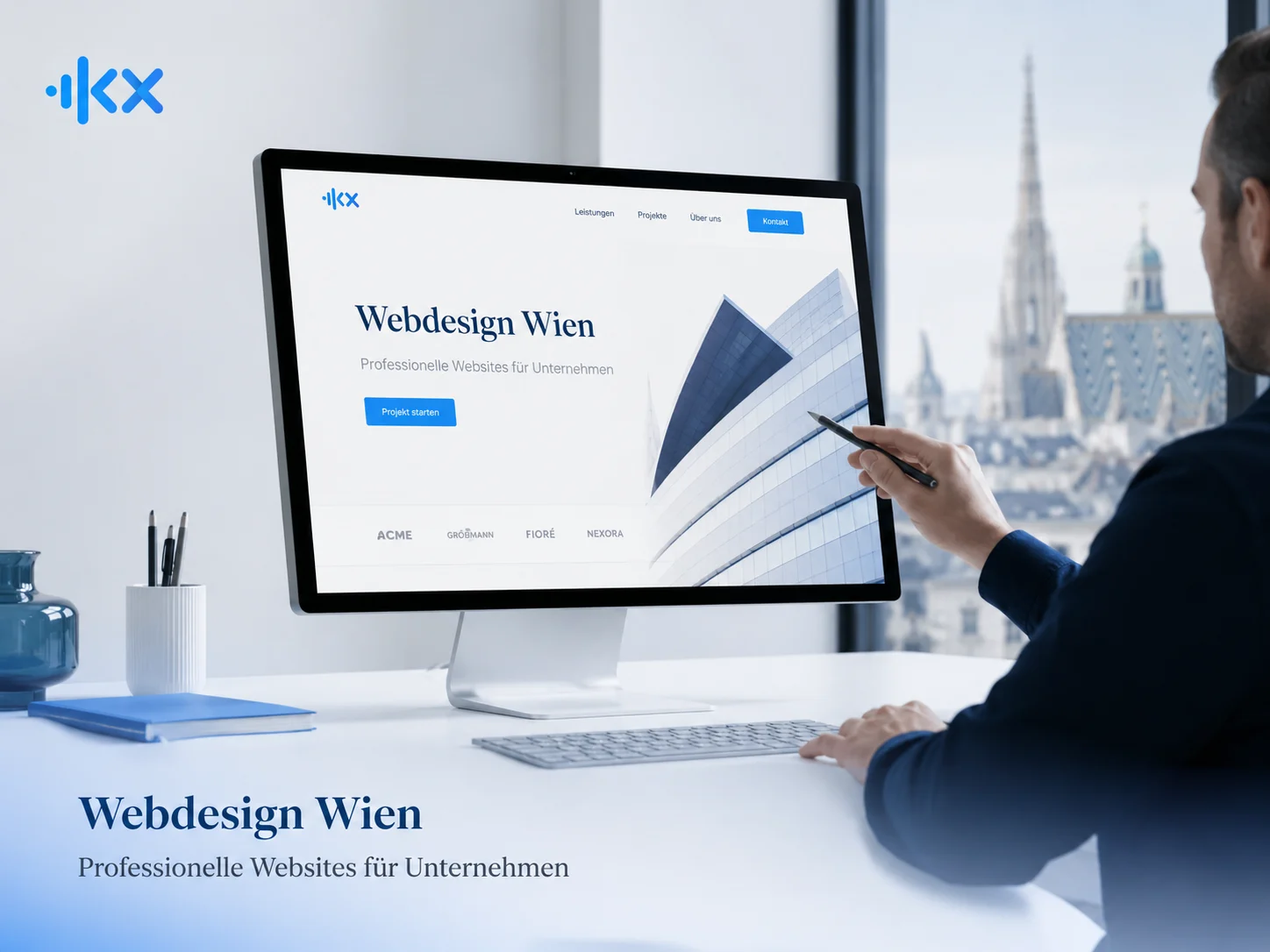 Professionelles Webdesign in Wien für Unternehmen – moderne Website-Entwicklung von IKUNIX