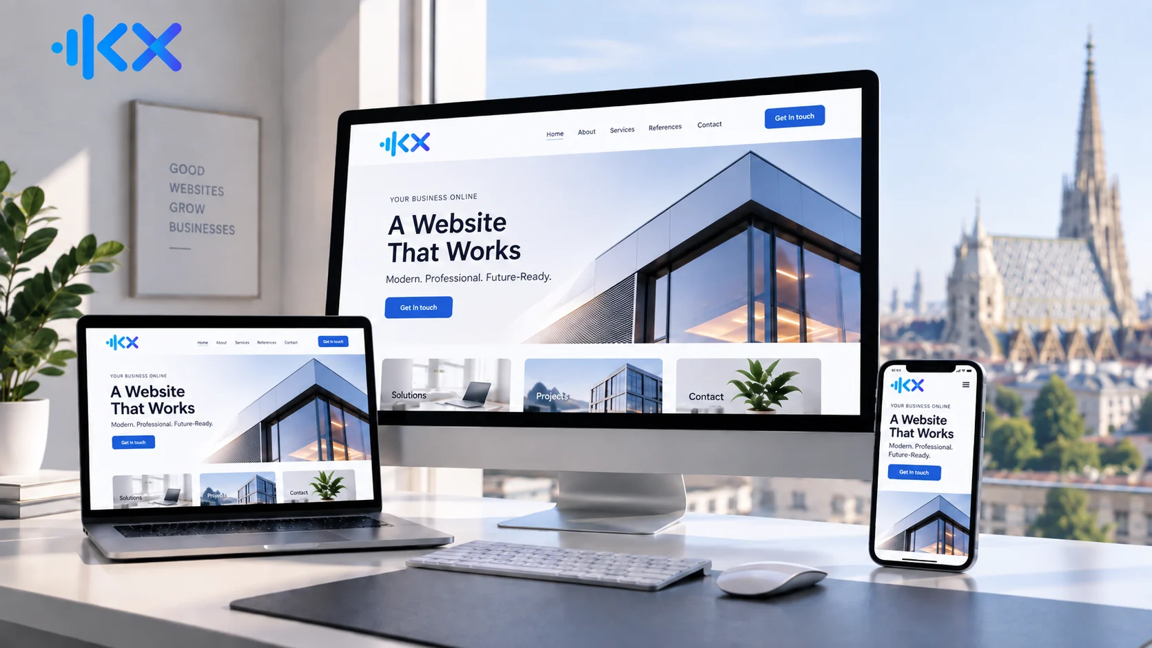 Professionelle Homepage erstellen lassen in Wien bei IKUNIX